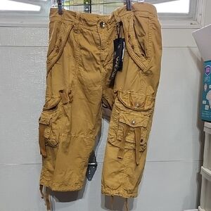 Men's Tan Cargo Shorts